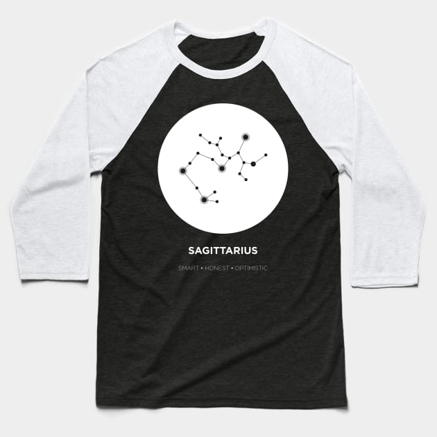 Sagittarius Baseball T-Shirt by jessycroft